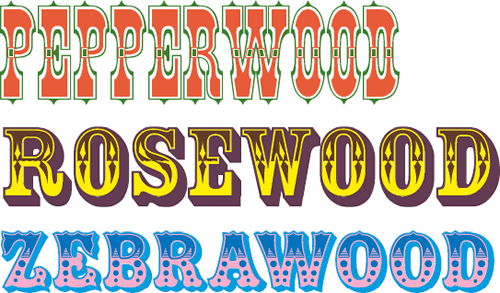 Kim Buker Chansler, Carl Crossgrove & Carol Twombly -  Pepperwood, Rosewood & Zebrawood (1994)